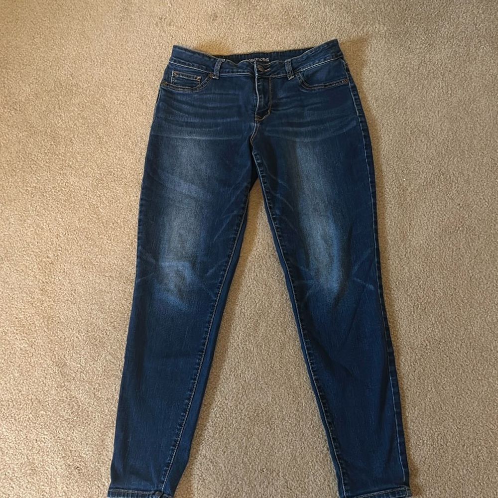 Maurices Medium-Dark Wash Jeggings
